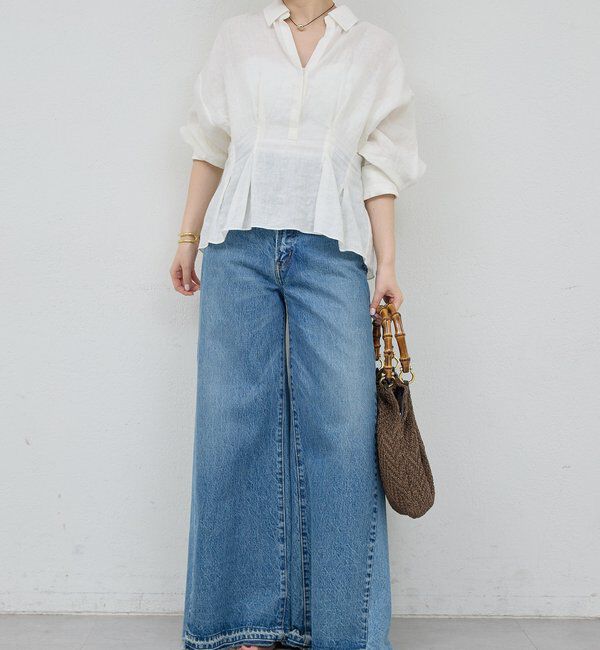  「【WEB限定】【大人気につきリバイバル】ウエストシェイプシャツ」|シャツ・ブラウス|