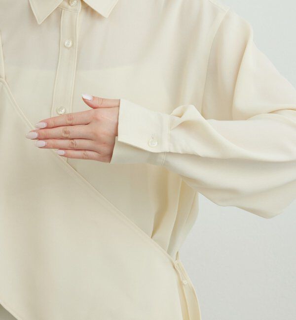  「ワンショルレイヤードシャツ」|シャツ・ブラウス|