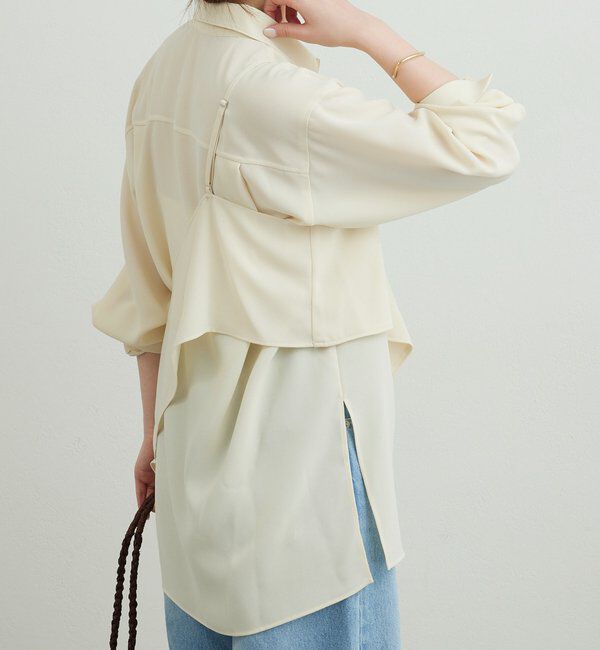  「ワンショルレイヤードシャツ」|シャツ・ブラウス|