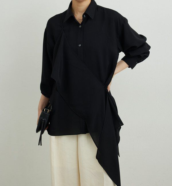  「ワンショルレイヤードシャツ」|シャツ・ブラウス|