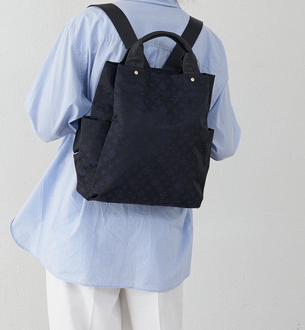  「ナイロンジャガード2ハンドルリュックサック」|リュック|