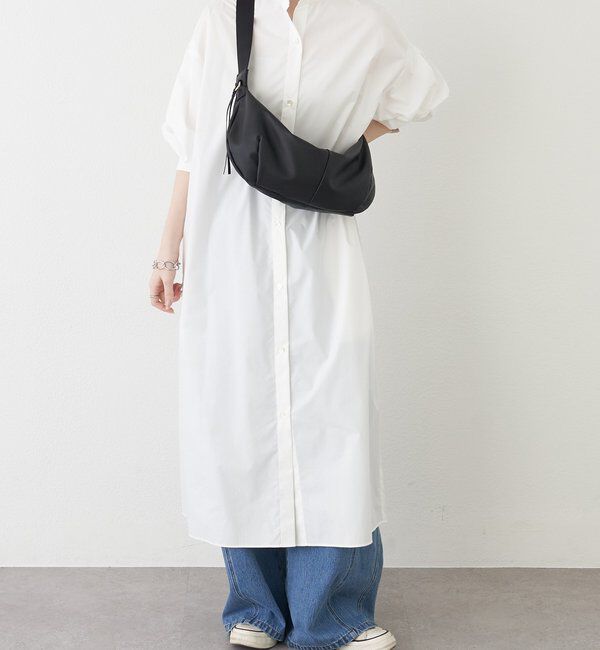  「ソフトレザーバナナボディバッグ」|ショルダー・メッセンジャー|