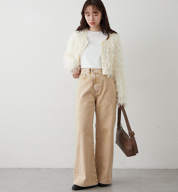  「【新色ブルー登場！】フレアデニム」|デニム|