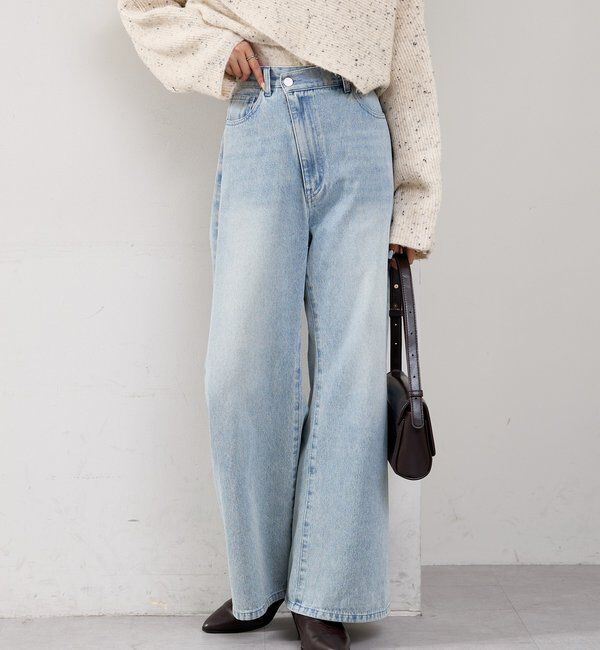  「【新色ブルー登場！】フレアデニム」|デニム|