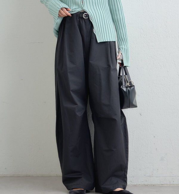  「ボリュームイージーパンツ」|チノ|