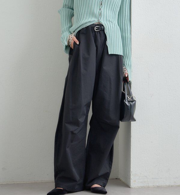  「ボリュームイージーパンツ」|チノ|