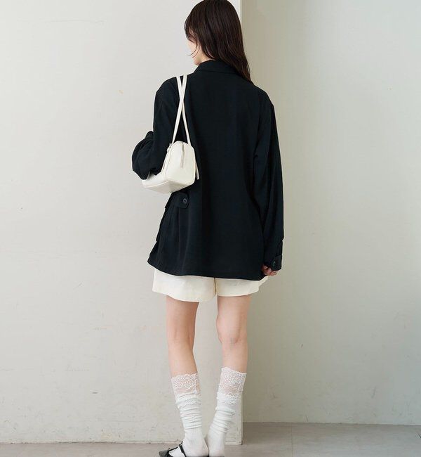  「ポケットビジューカバーオール」|ブルゾン・スタジャン|