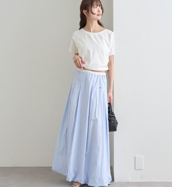  「ストライプバルーンスカート」|スカート|