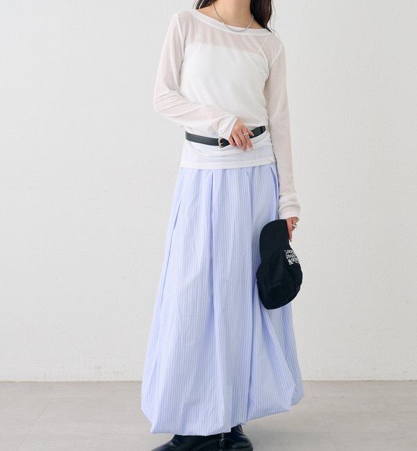  「バックシャンロングTシャツ」|Tシャツ・カットソー|