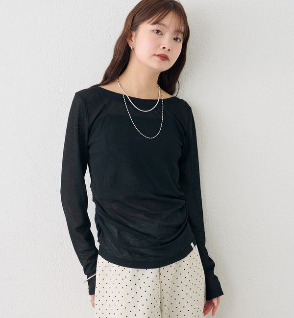  「バックシャンロングTシャツ」|Tシャツ・カットソー|