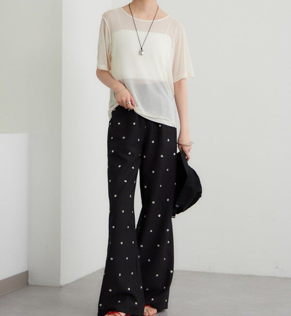  「チュールシアーTシャツ」|Tシャツ・カットソー|