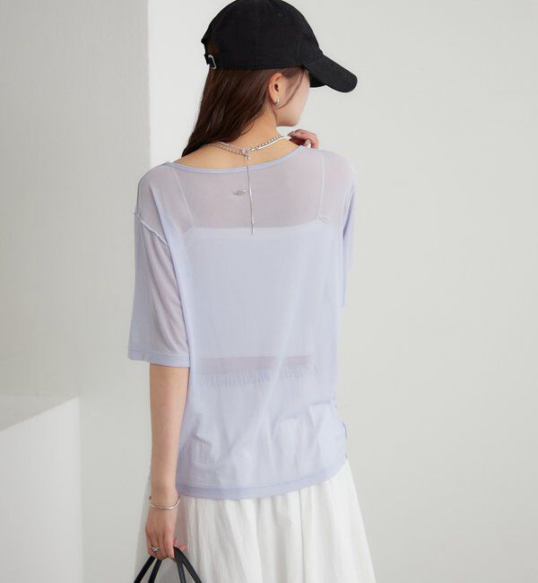  「チュールシアーTシャツ」|Tシャツ・カットソー|