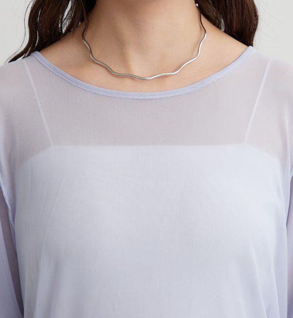  「チュールシアーTシャツ」|Tシャツ・カットソー|