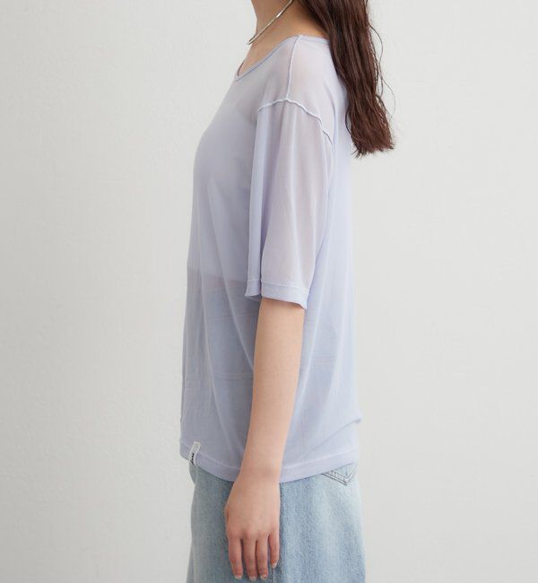  「チュールシアーTシャツ」|Tシャツ・カットソー|