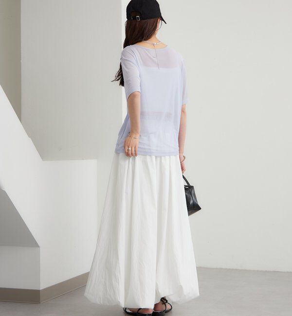  「チュールシアーTシャツ」|Tシャツ・カットソー|