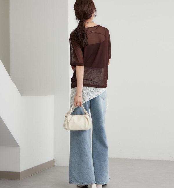  「チュールシアーTシャツ」|Tシャツ・カットソー|