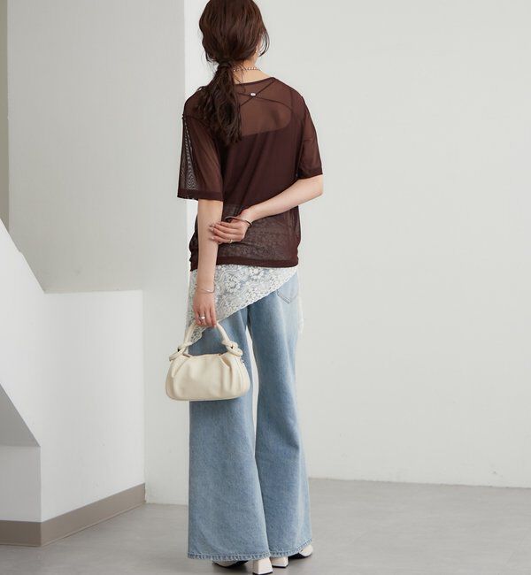  「チュールシアーTシャツ」|Tシャツ・カットソー|