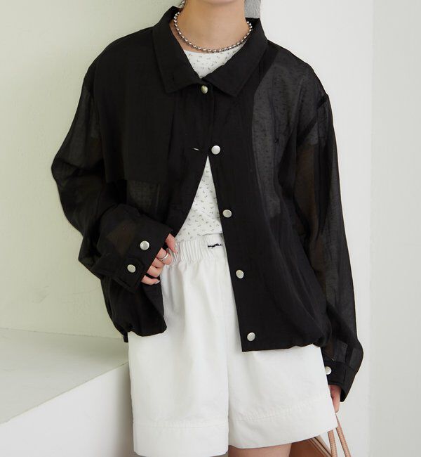  「シアートレンチブルゾン」|ブルゾン・スタジャン|