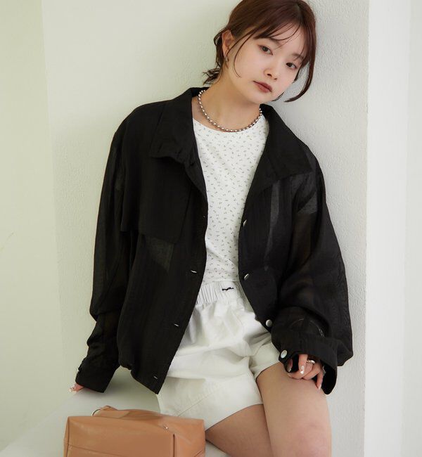  「シアートレンチブルゾン」|ブルゾン・スタジャン|