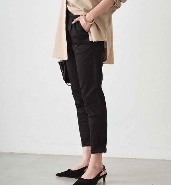  「裾ねじりパンツ」|チノ|
