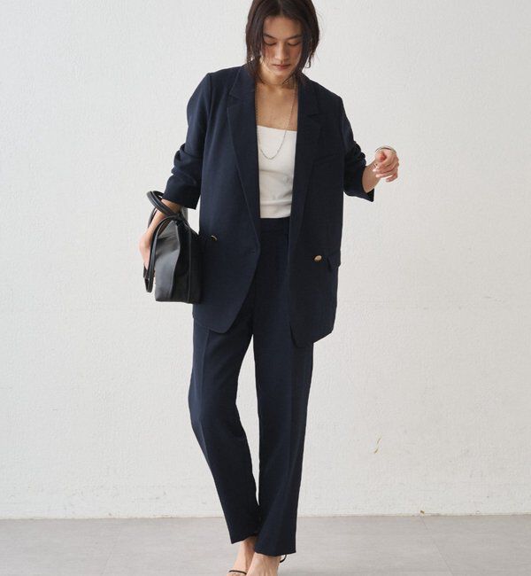  「ダブルクロステーパードパンツ」|チノ|