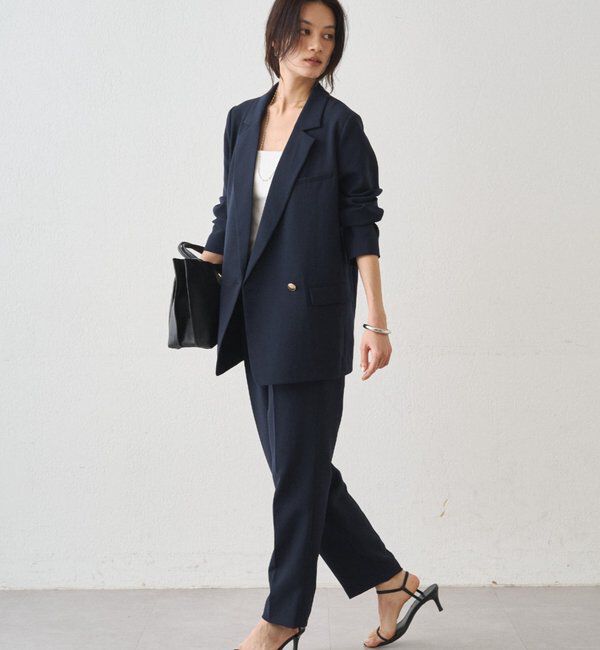  「ダブルクロステーパードパンツ」|チノ|