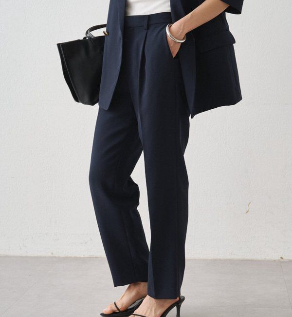  「ダブルクロステーパードパンツ」|チノ|