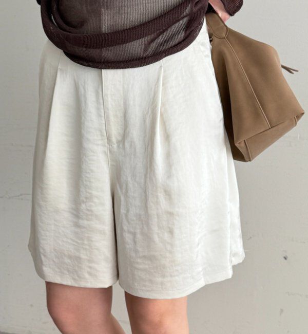  「サテンショートパンツ」|チノ|