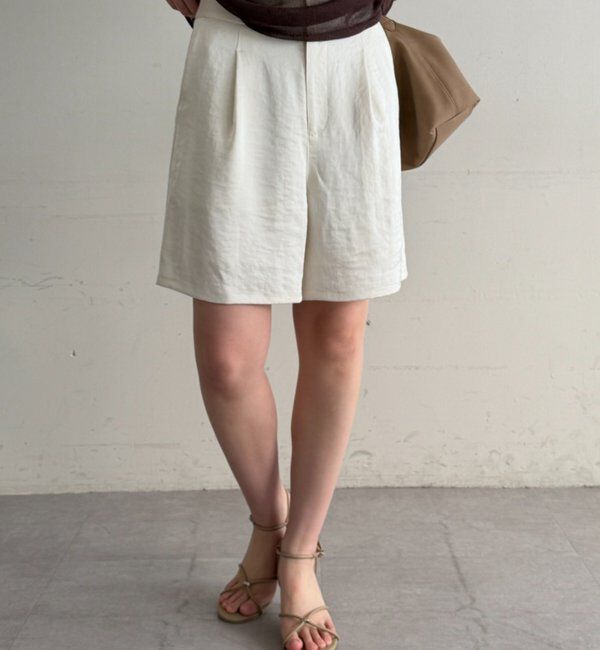  「サテンショートパンツ」|チノ|
