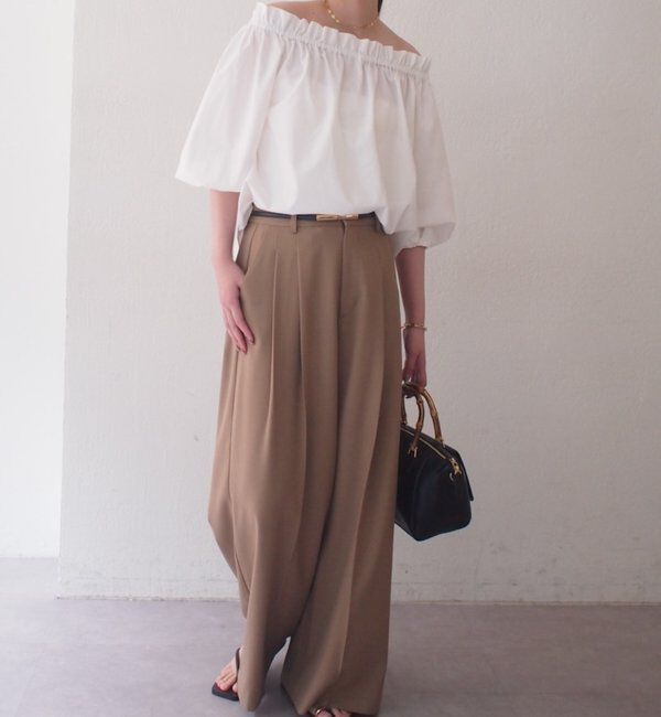  「オフショルブラウス」|シャツ・ブラウス|