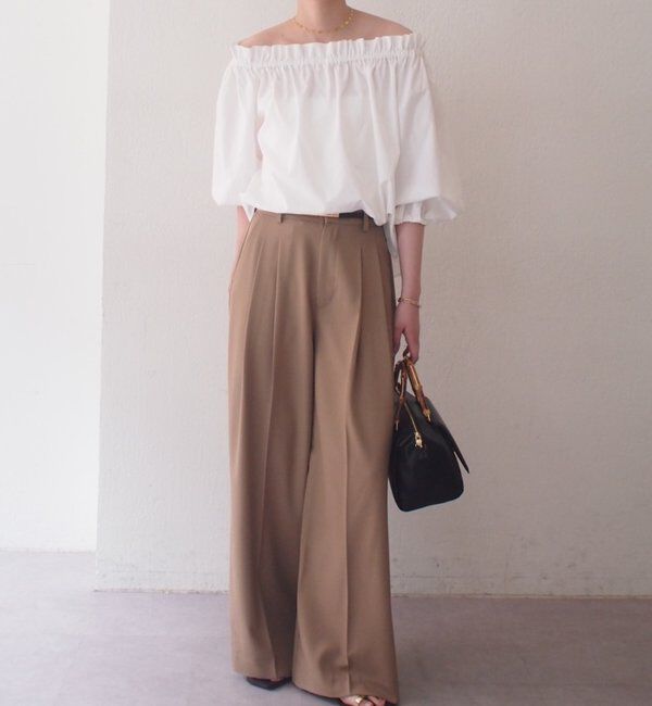  「オフショルブラウス」|シャツ・ブラウス|