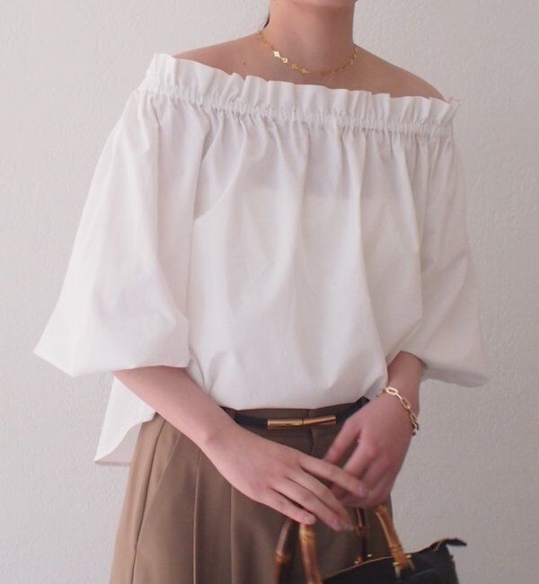  「オフショルブラウス」|シャツ・ブラウス|