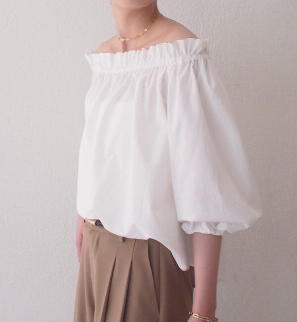  「オフショルブラウス」|シャツ・ブラウス|