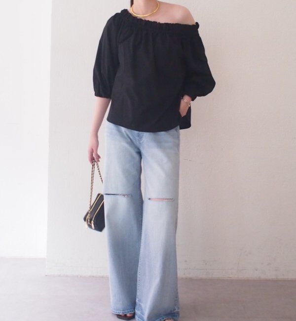  「オフショルブラウス」|シャツ・ブラウス|