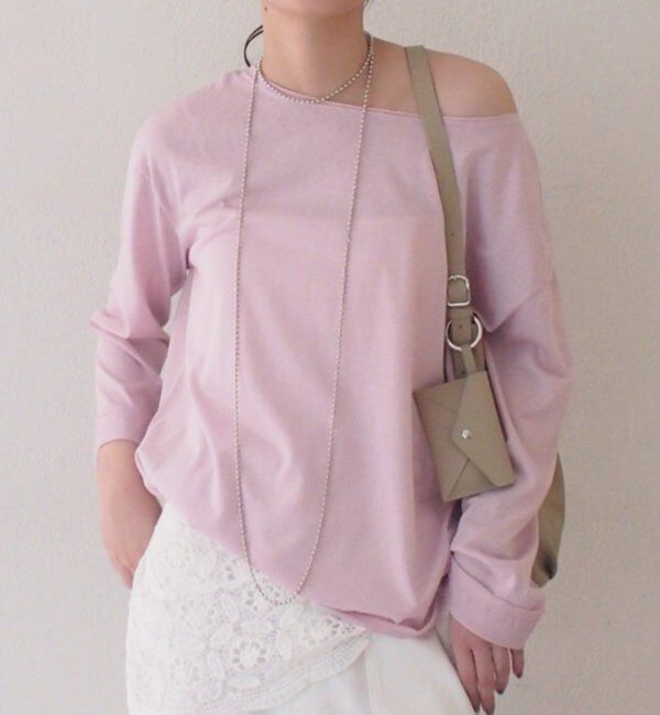  「スラブロンT」|Tシャツ・カットソー|ピンク