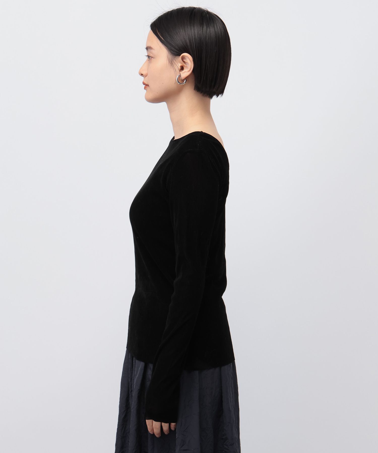 A part by 「新色追加【前後2WAY】シアーベロアカットソー_長袖」|Tシャツ・カットソー|