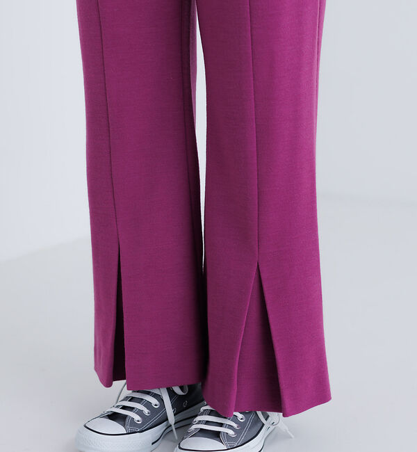 collex「【WEB限定】ウール混　カットポンチフレアパンツ」|その他|