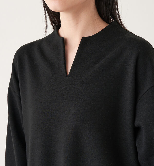 collex「ウール混 バックフォルム前スリットワンピース」|ワンピース|