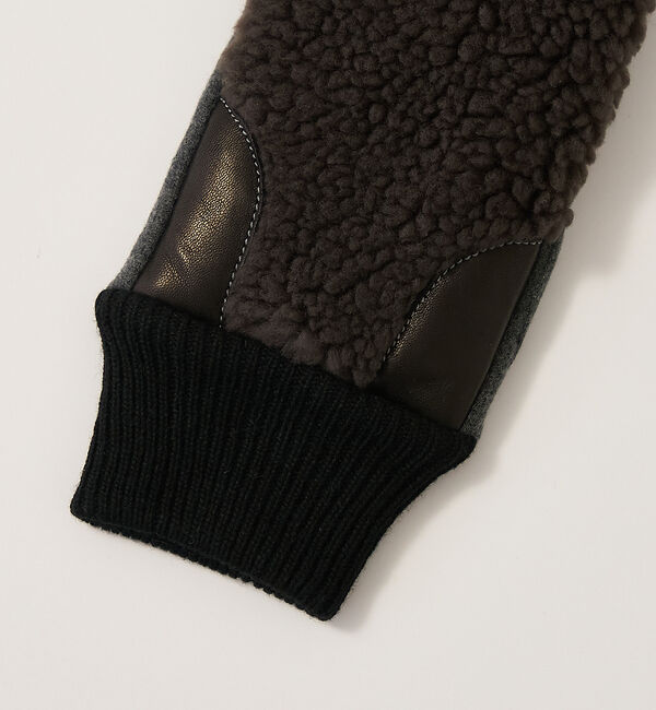 collex「【福田手袋】【タッチパネル対応】ボアミトングローブ」|手袋|