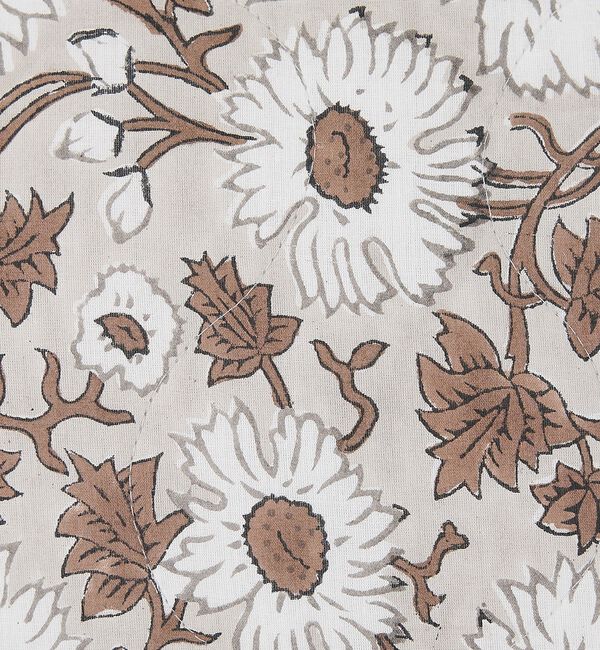 collex「【26SS新色】ブロックプリント キルトクッションカバー 45&times;45【予約】」|その他|