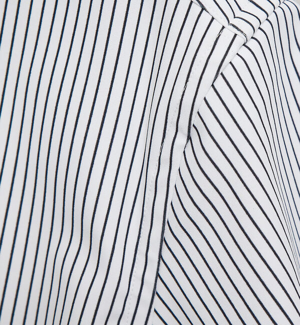 ABAHOUSE「【FLEX SHIRTS】接触冷感 ペンストライプ　半袖シャツ」|シャツ・ブラウス|