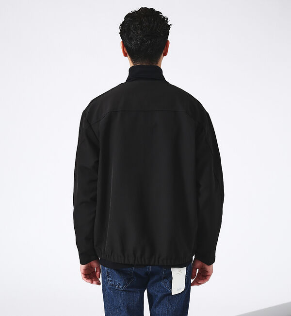 ABAHOUSE「【ノーカラー】クルーネック ジップブルゾン / ノーカラージャケット」|ブルゾン・スタジャン|