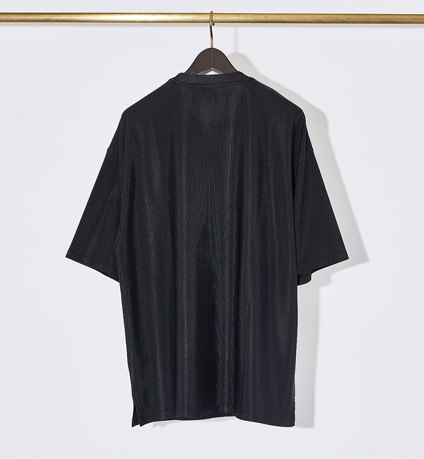 ABAHOUSE「ストライプ ジャガード 半袖 Tシャツ」|Tシャツ・カットソー|