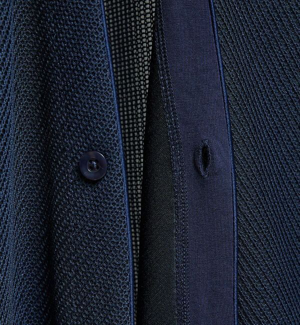 ABAHOUSE「シアージャージー  2ボタン 比翼 カーディガン」|カーディガン|