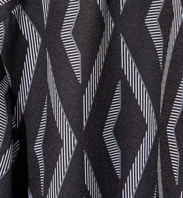 ABAHOUSE「【AH ABAHOUSE/セットアップ対応】アムンゼン キーネック 半袖シャツ」|シャツ・ブラウス|