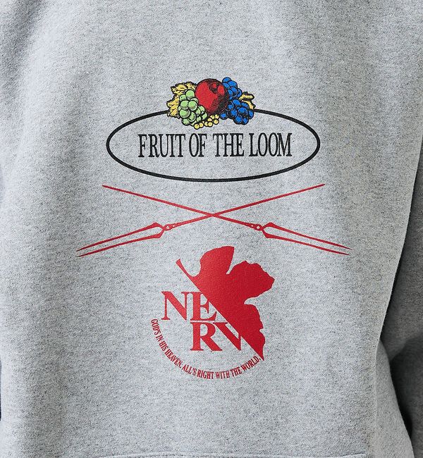 ABAHOUSE「【FRUIT OF THE LOOM】FTL&times;EVA ロゴプリントフーディー /」|パーカー|