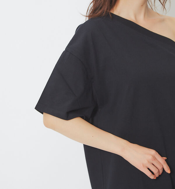 Rouge vif「Lachement Barceloワンショルダージャージワンピース」|ワンピース|