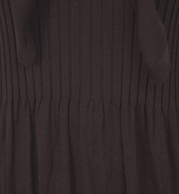 Rouge vif「【CURRENTAGE】ストール付ニットドレス」|ワンピース|