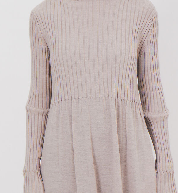 Rouge vif「【CURRENTAGE】ストール付ニットドレス」|ワンピース|