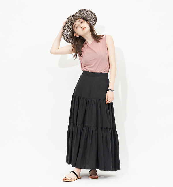 Rouge vif「ナチュラルダイノースリーブカットソー」|Tシャツ・カットソー|